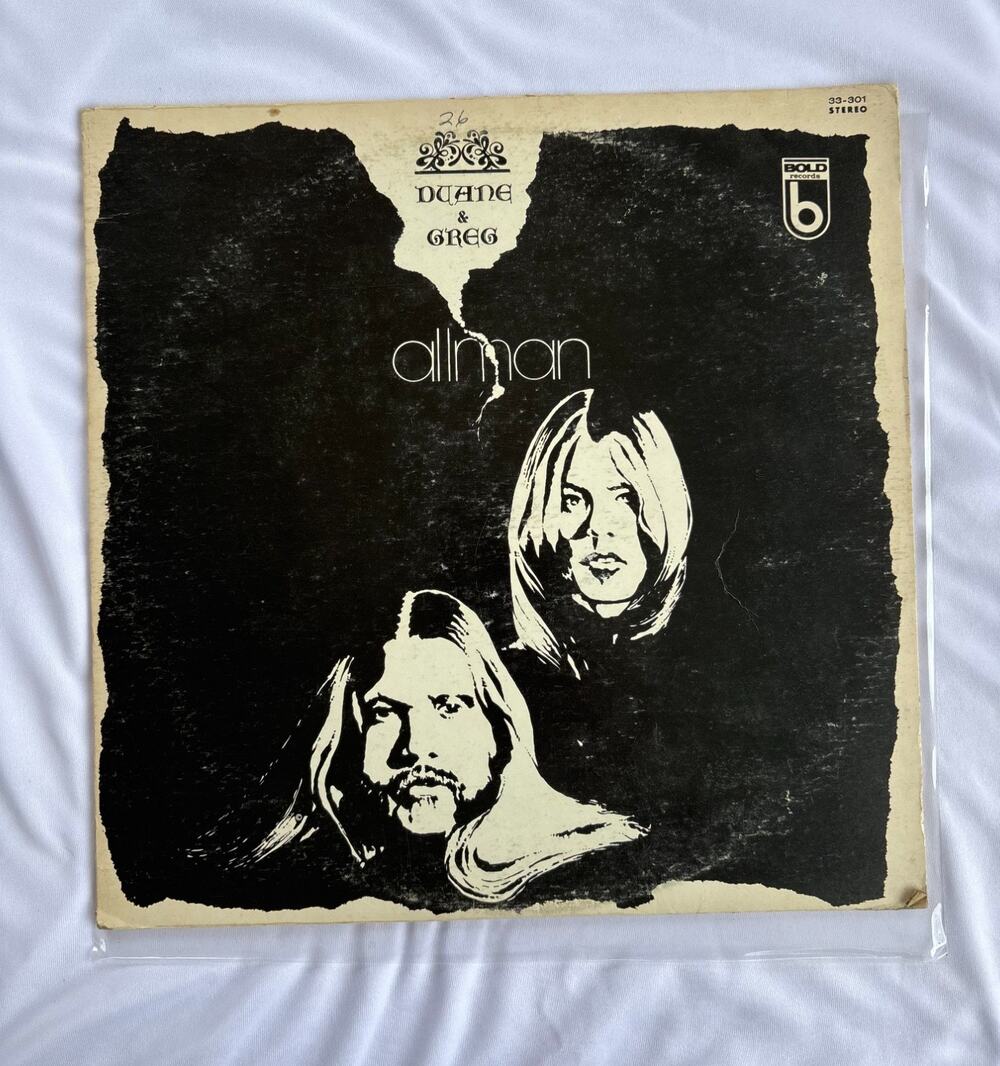 Duane & Greg Allman LP Vinyl Record Bold 1972 Blues Southern Rock Psychedelic
